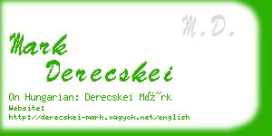 mark derecskei business card